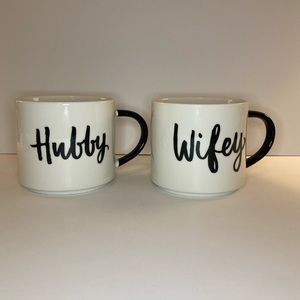 Hubby and Wifey Mugs